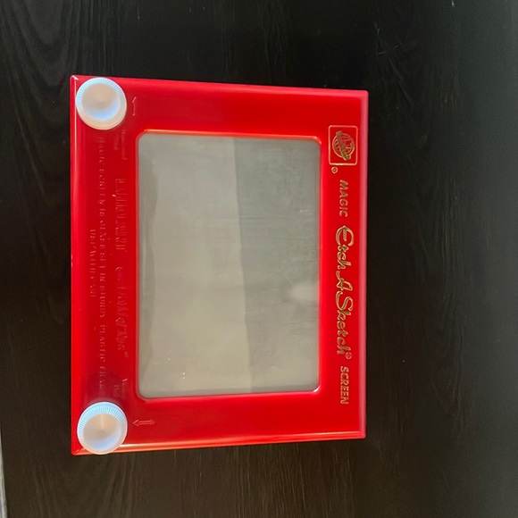 Red Etch-A-Sketch Pad - Picture 1 of 2